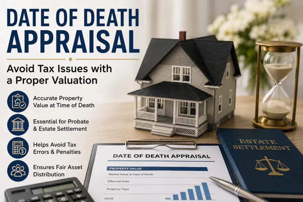 Date of death appraisal for accurate property valuation and tax planning
