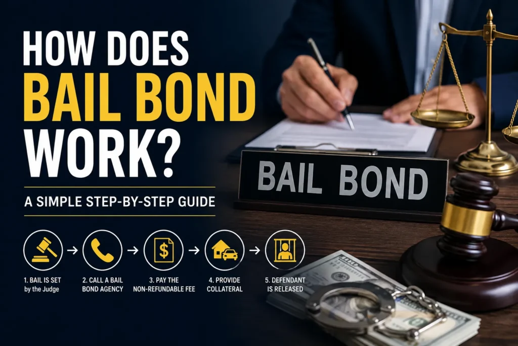 How a bail bond works step by step
